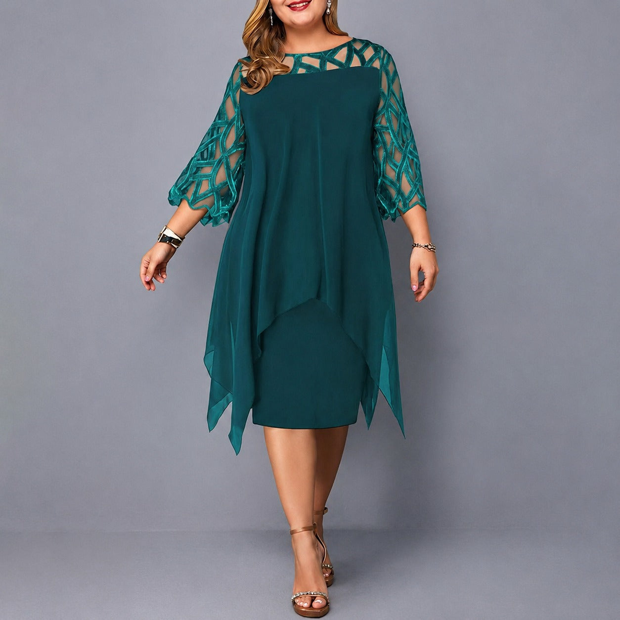 Annika - Vestido elegante con ajuste femenino