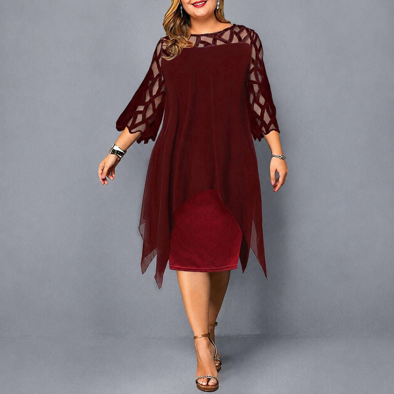 Annika - Vestido elegante con ajuste femenino
