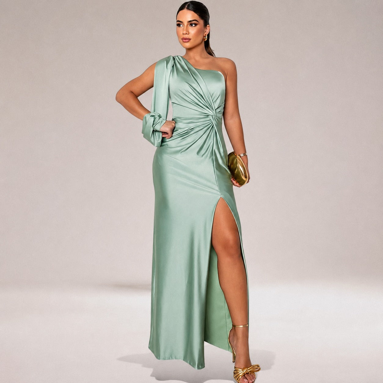 Marianne - Vestido Elegante de un Hombro