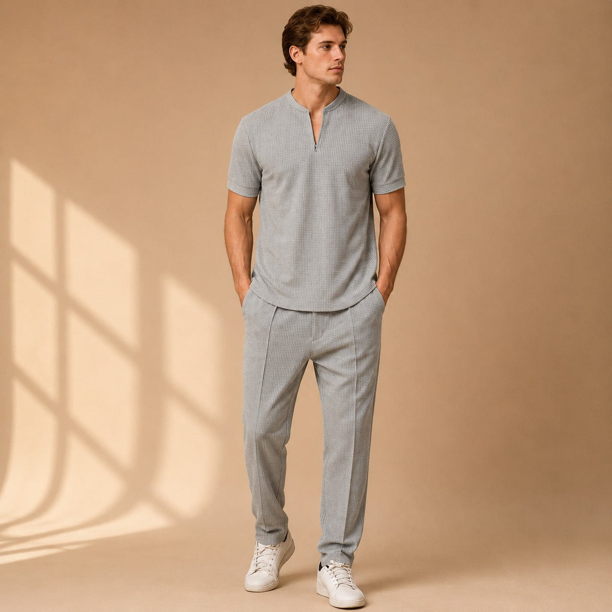 Howard - Conjunto Minimalista de Waffle de 2 Piezas