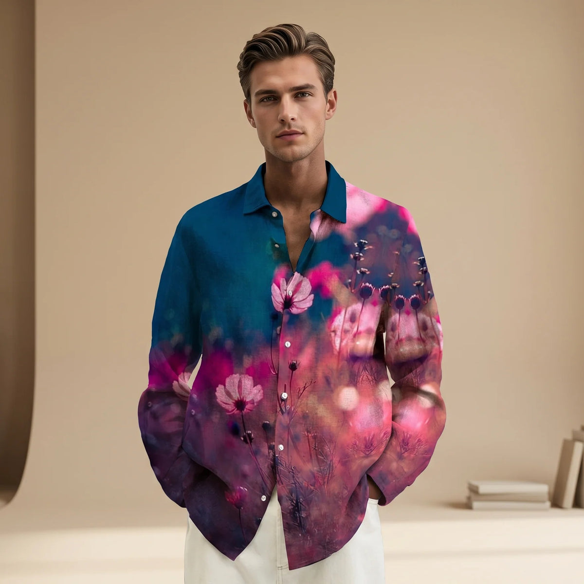 Devon - Camisa Holgada y Colorida