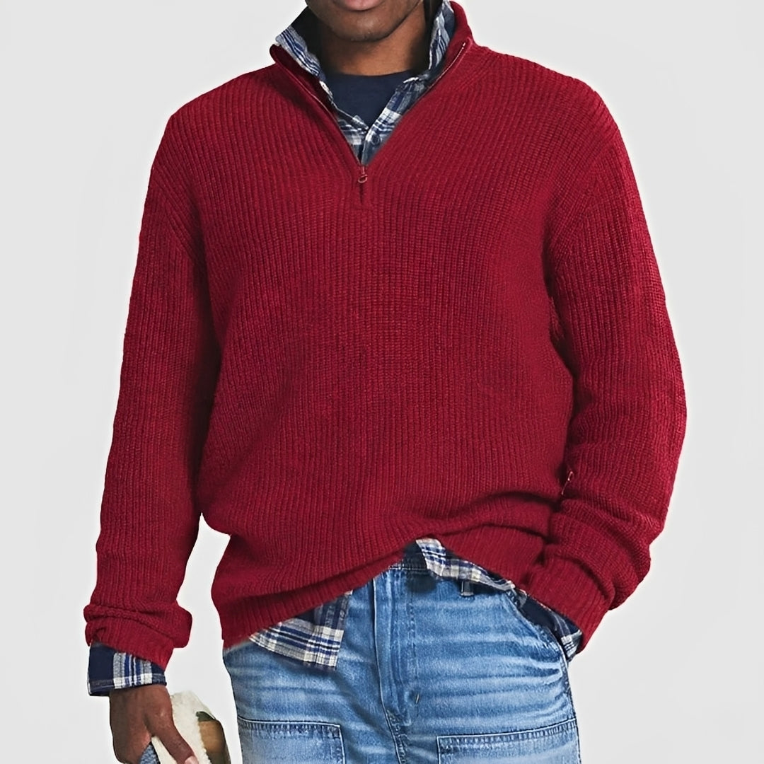 Sean - Suéter para hombres con cremallera