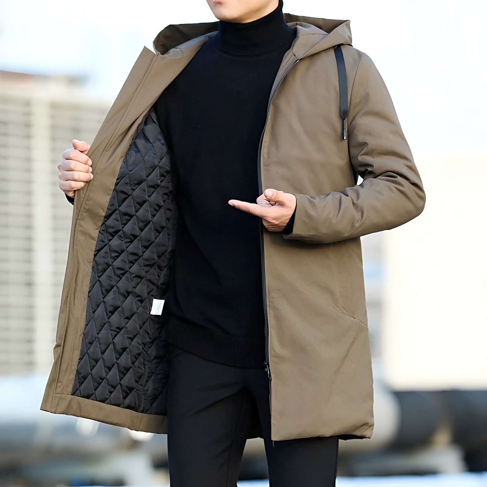 Nicola - Abrigo de invierno elegante e impermeable