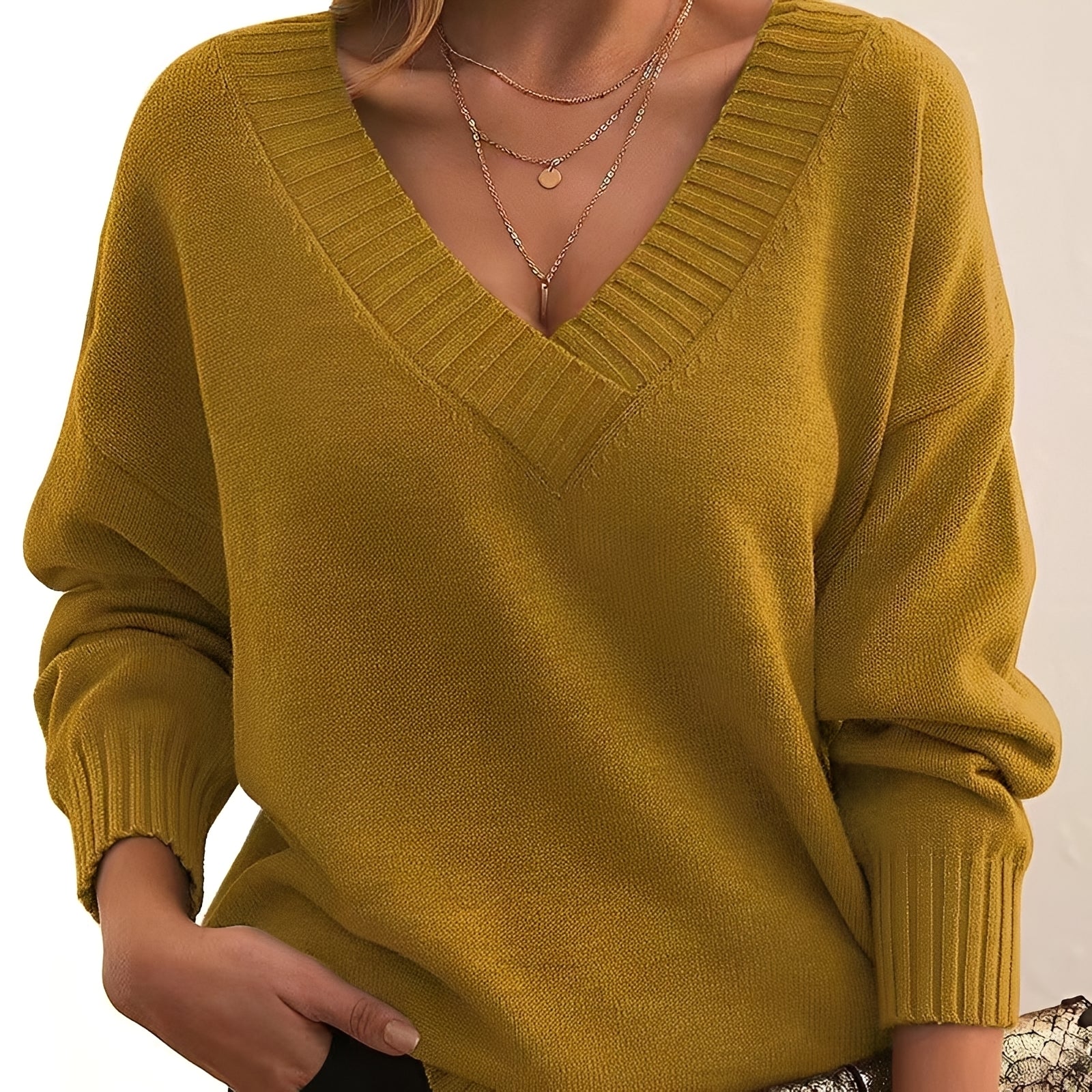 Mollie - Suéter ligero y holgado para mujeres