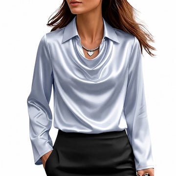 Dionne - Blusa elegante de manga larga para mujeres