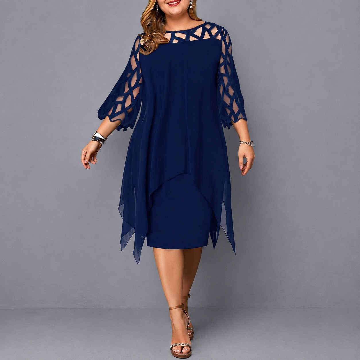 Annika - Vestido elegante con ajuste femenino