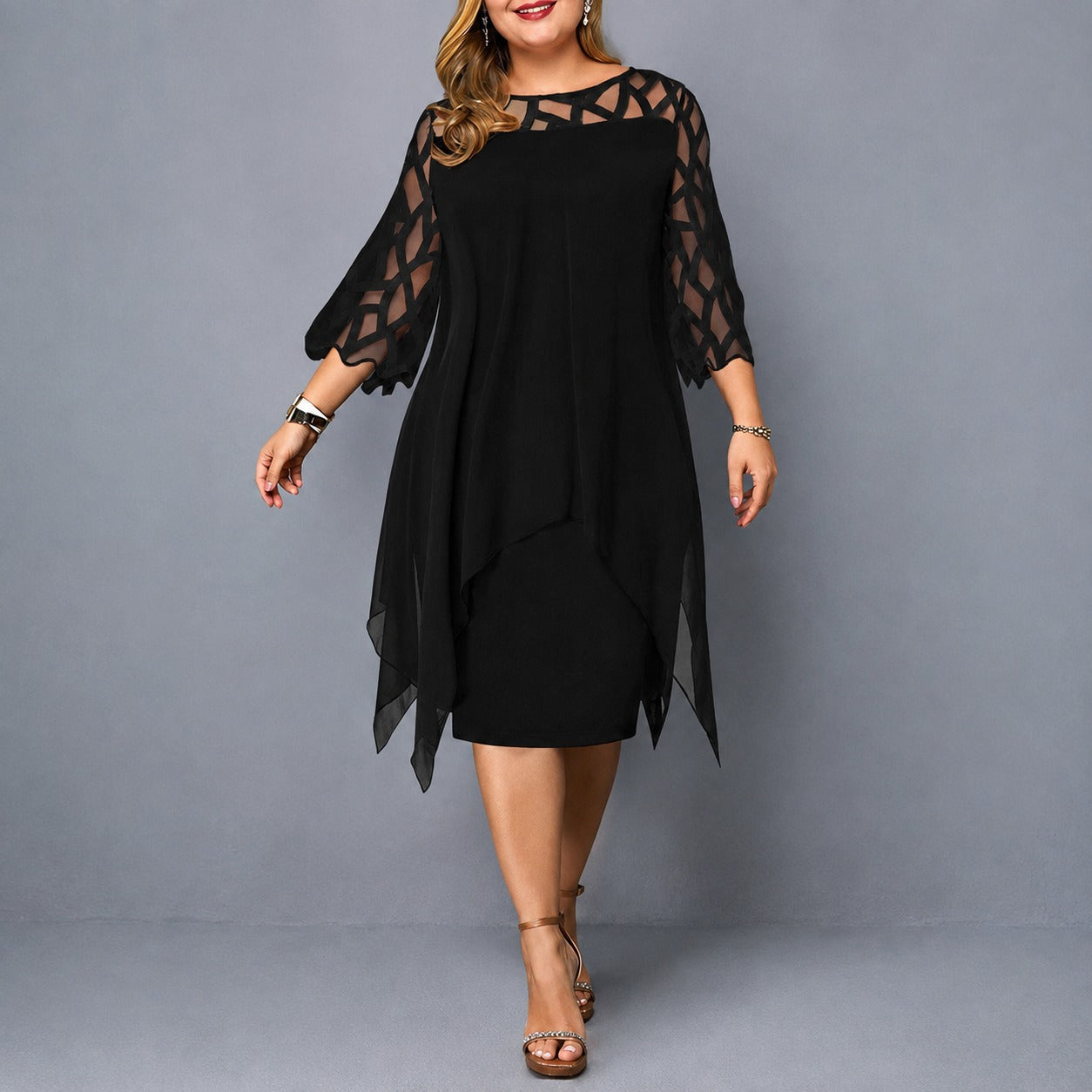 Annika - Vestido elegante con ajuste femenino