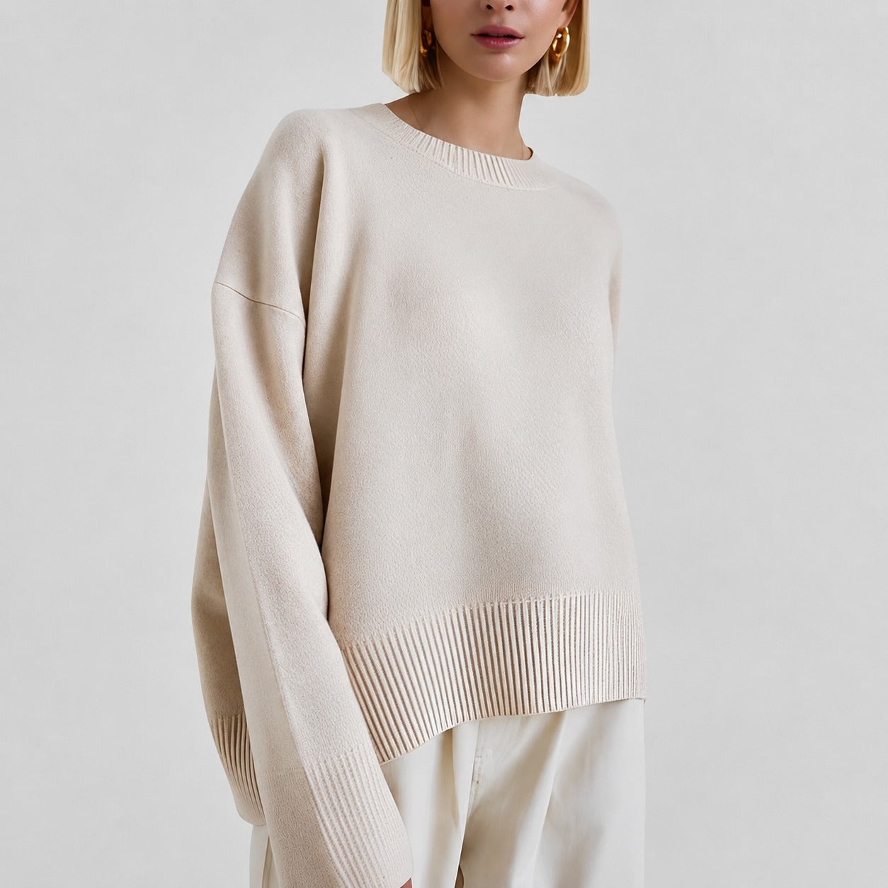 Pamella - Suéter oversize de moda para mujeres