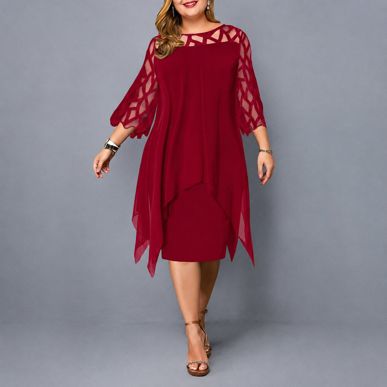 Annika - Vestido elegante con ajuste femenino
