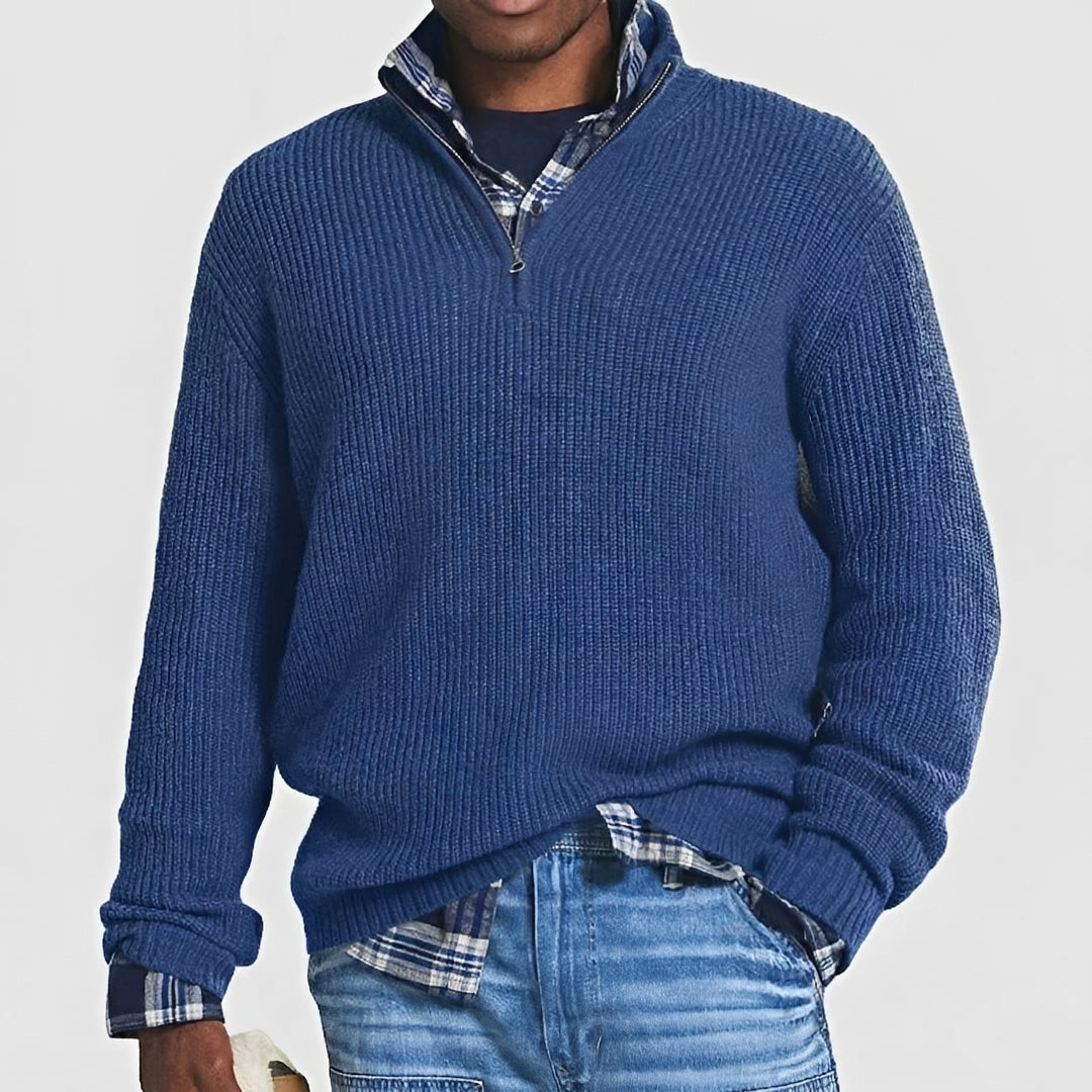 Sean - Suéter para hombres con cremallera