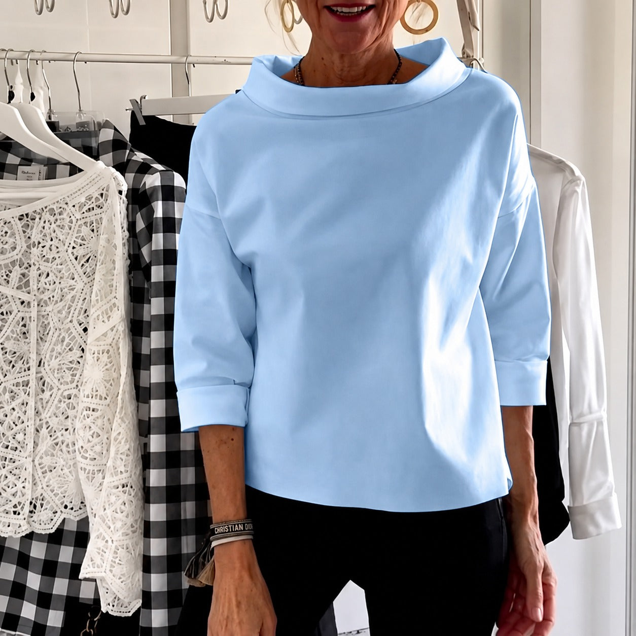 Sofia - Top elegante y holgado para mujeres