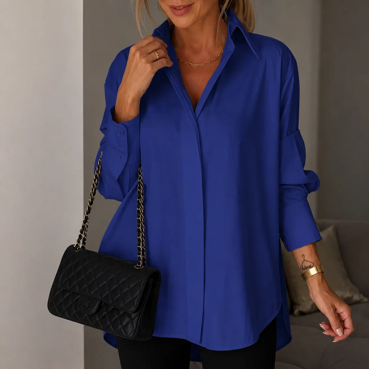 Lauren - Camisa Elegante de Manga Larga