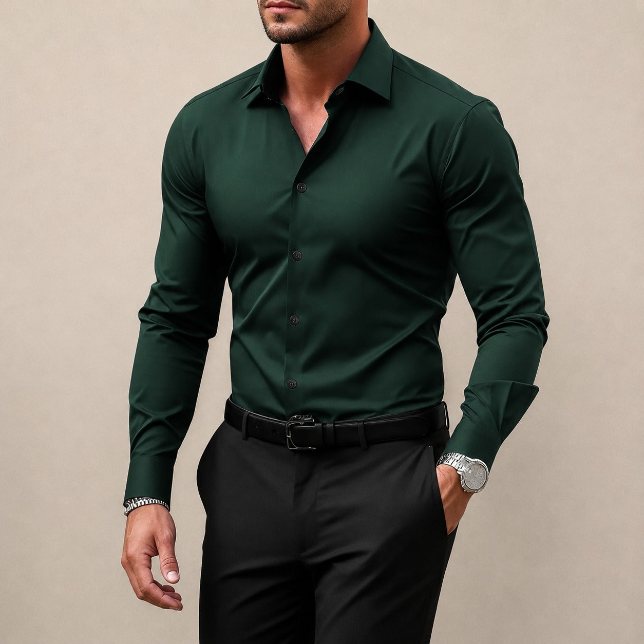 Gibbs - Camisa Formal Ajustada