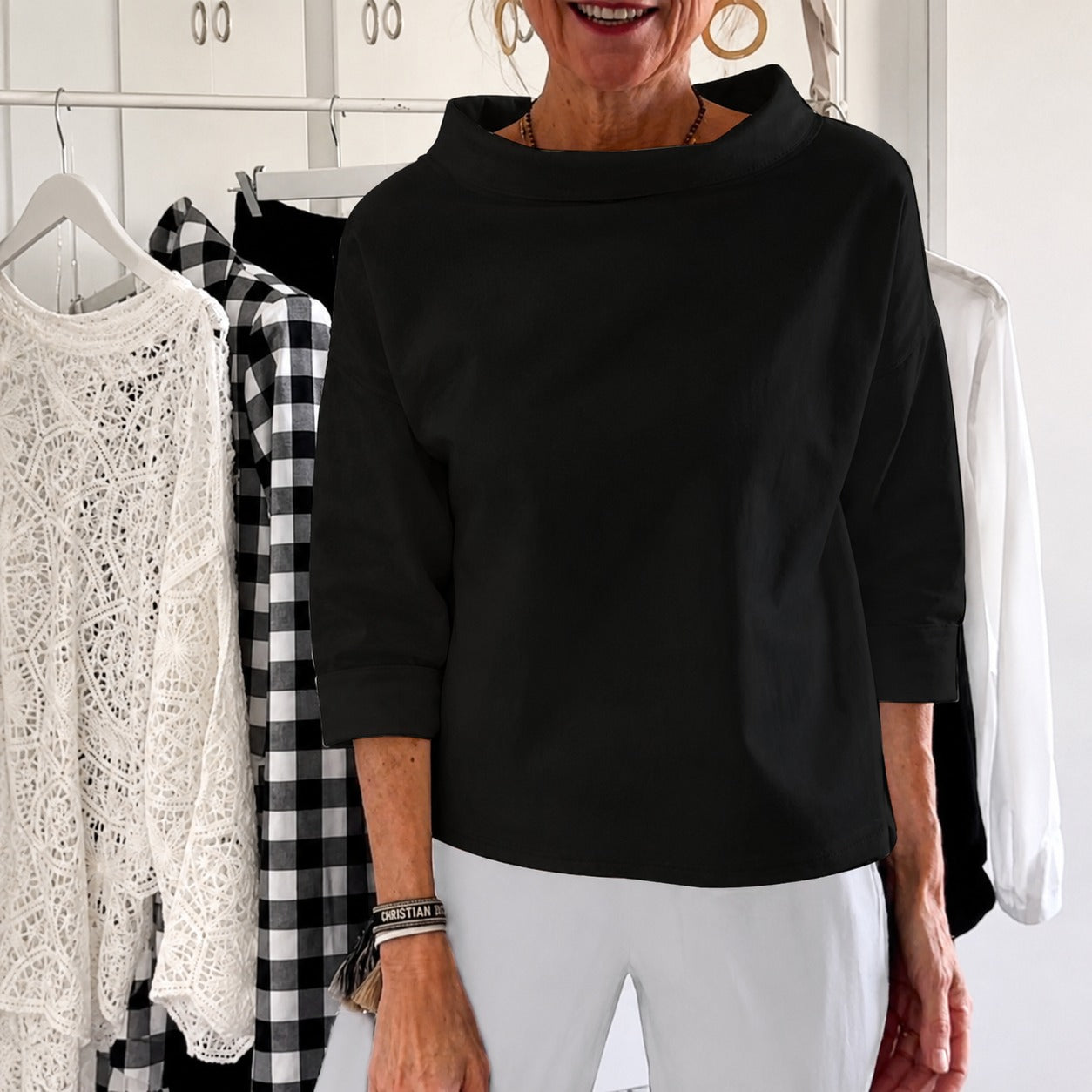 Sofia - Top elegante y holgado para mujeres