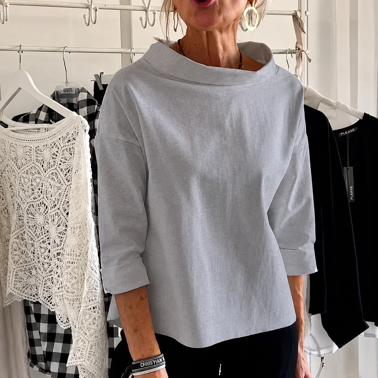 Sofia - Top elegante y holgado para mujeres