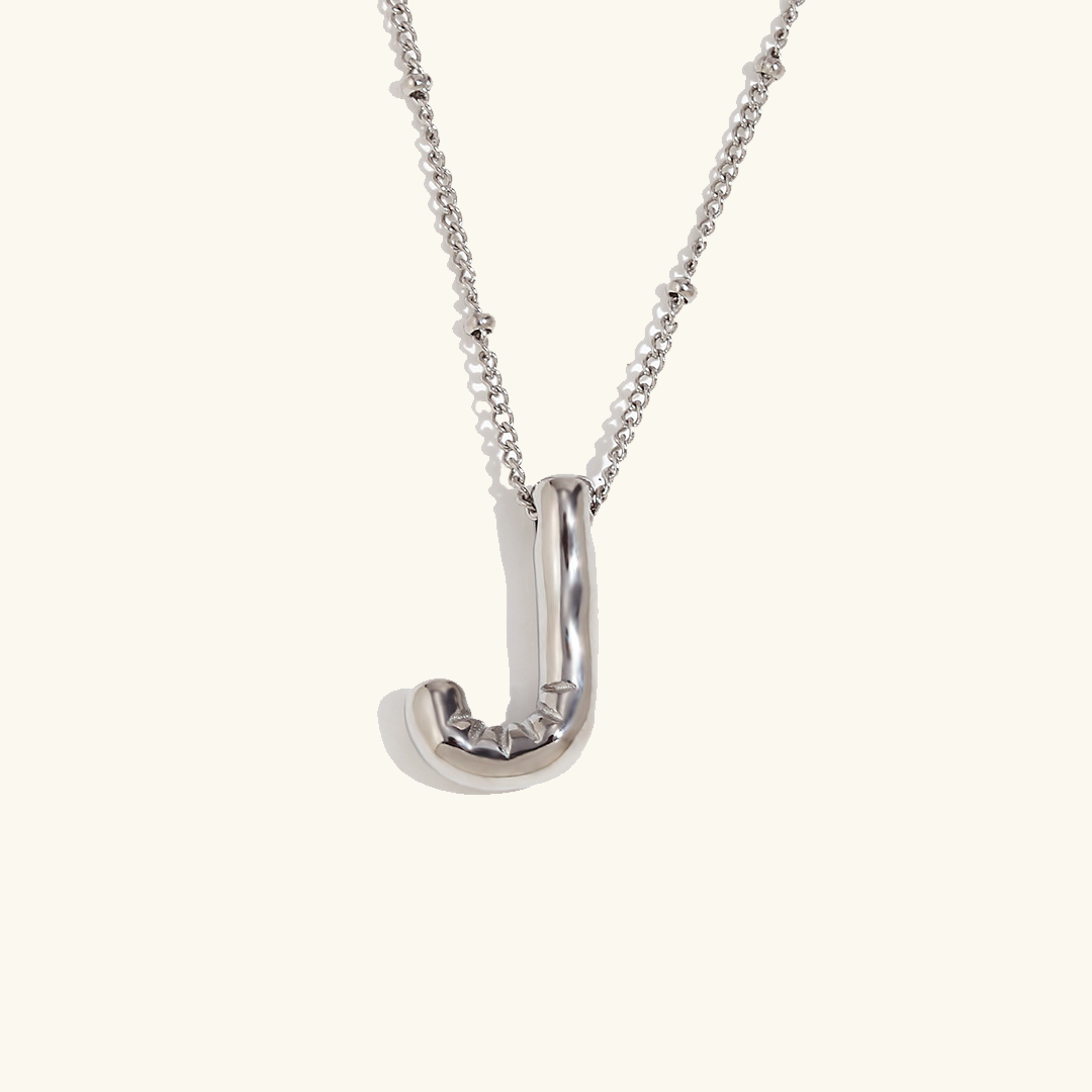 Collar inicial de oro Balloon