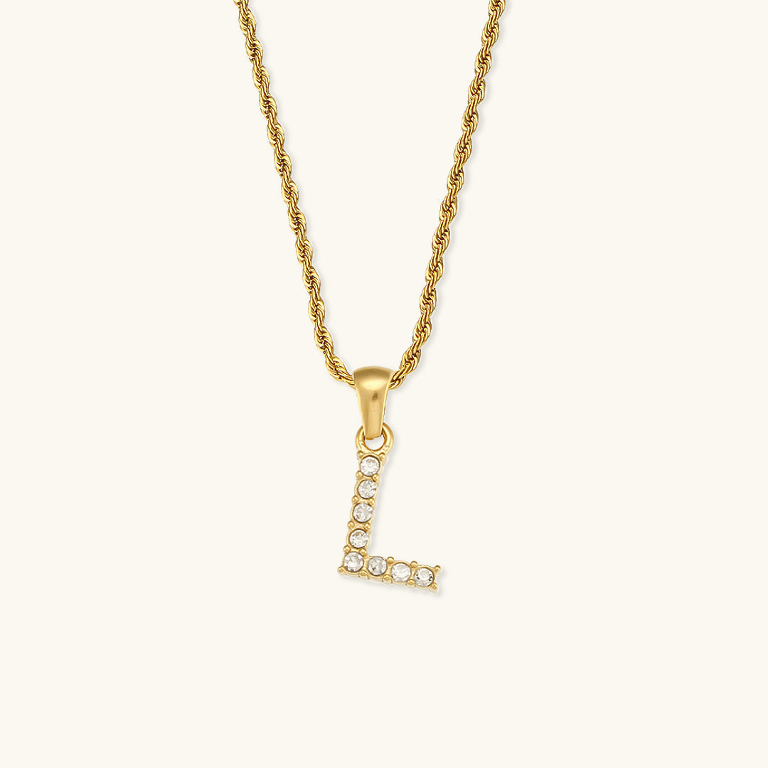 Maeve - Collar de diamantes con iniciales