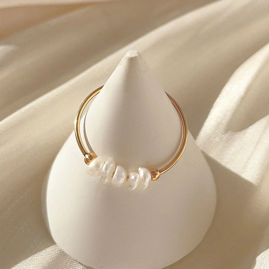 Miori – Anillo de Perla Natural en Oro