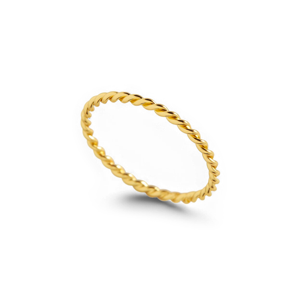Manon – Anillo trenzado apilable