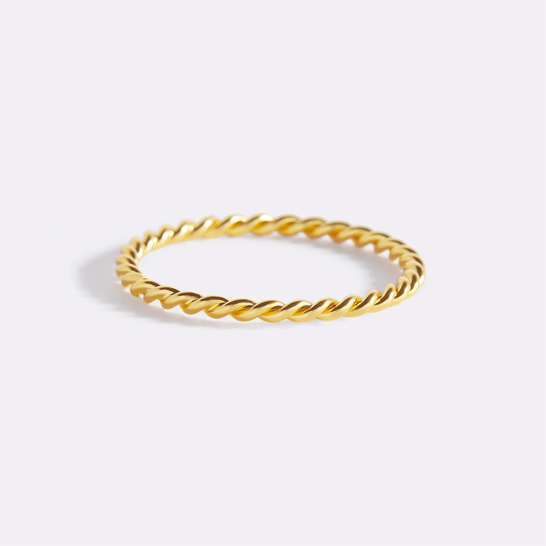 Manon – Anillo trenzado apilable