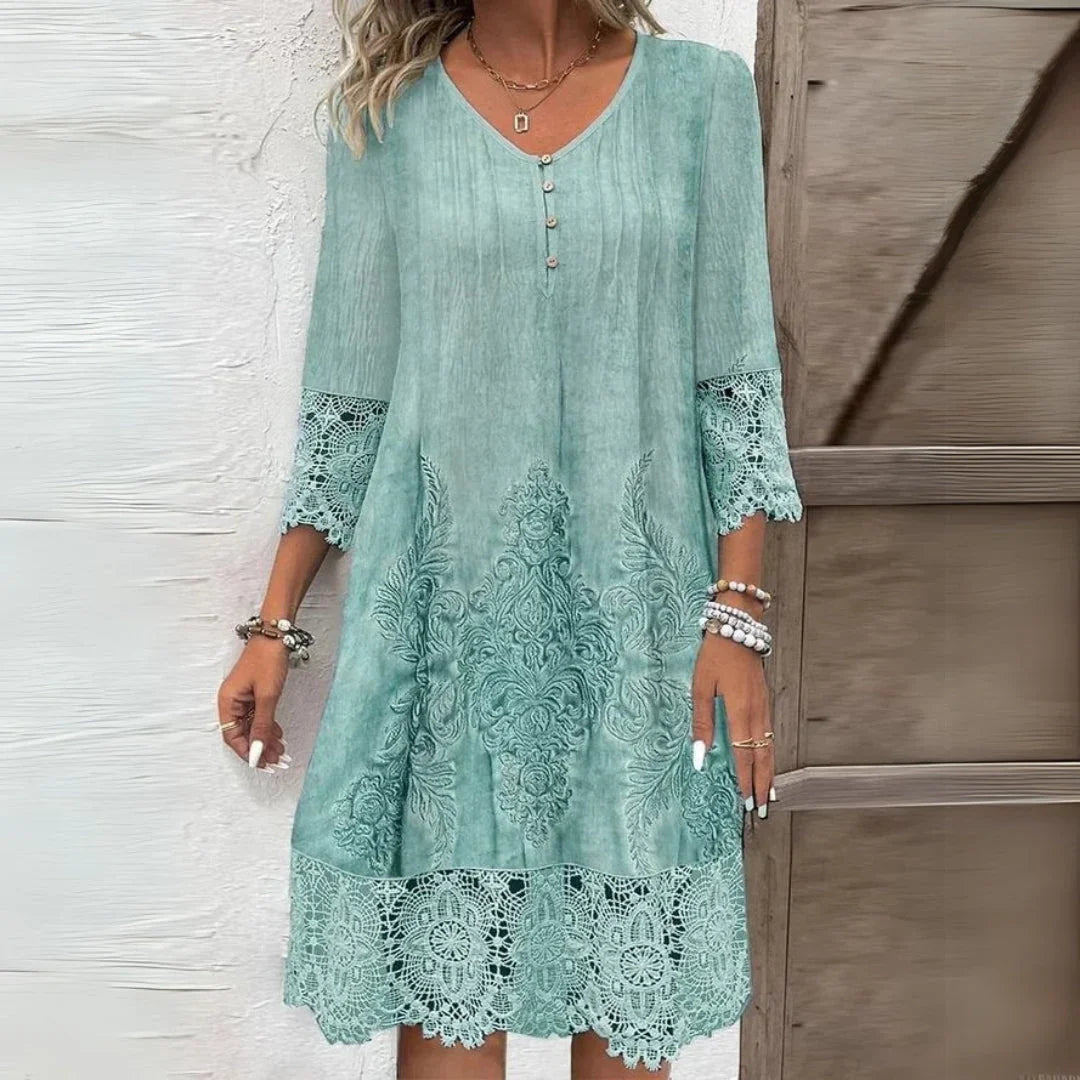 Jenna – Elegante vestido de dama con encaje