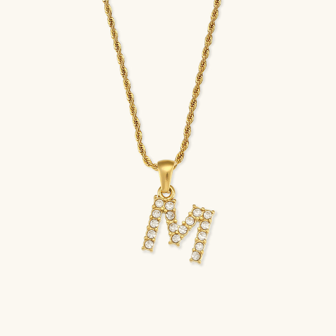 Maeve - Collar de diamantes con iniciales