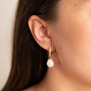 Wella – Pendientes de aro elegantes