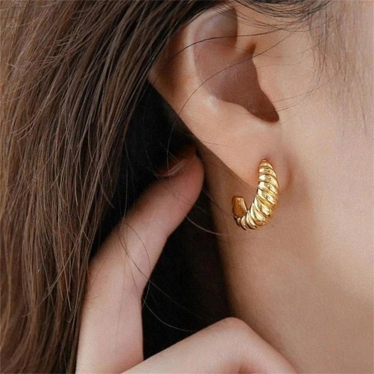 Pendientes de Arco Croissant