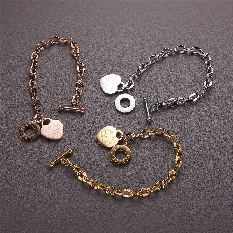 Alessia – Pulsera de mujer tendencia de acero titanio