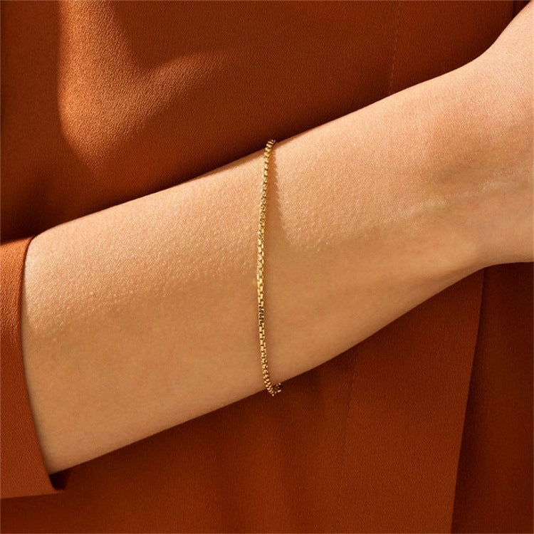 Victoria – Pulsera cadena de oro