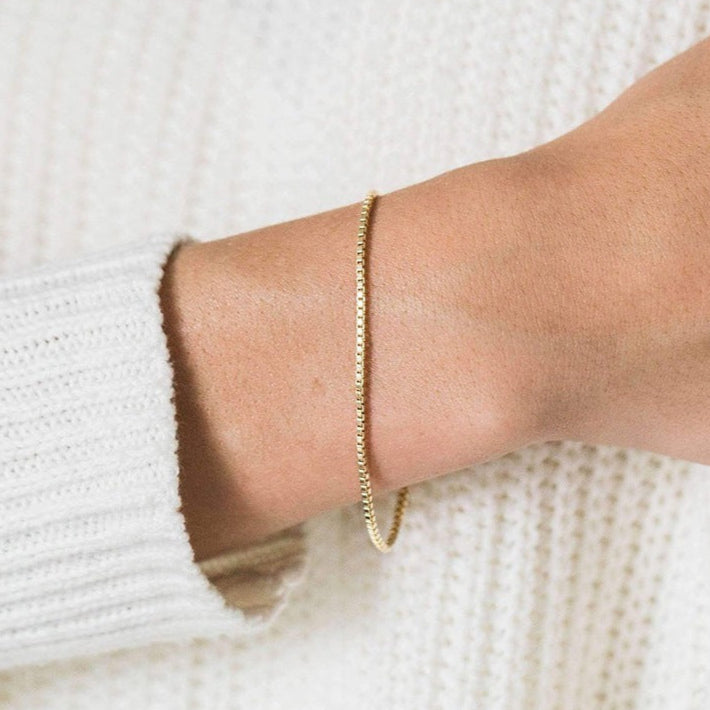 Victoria – Pulsera cadena de oro