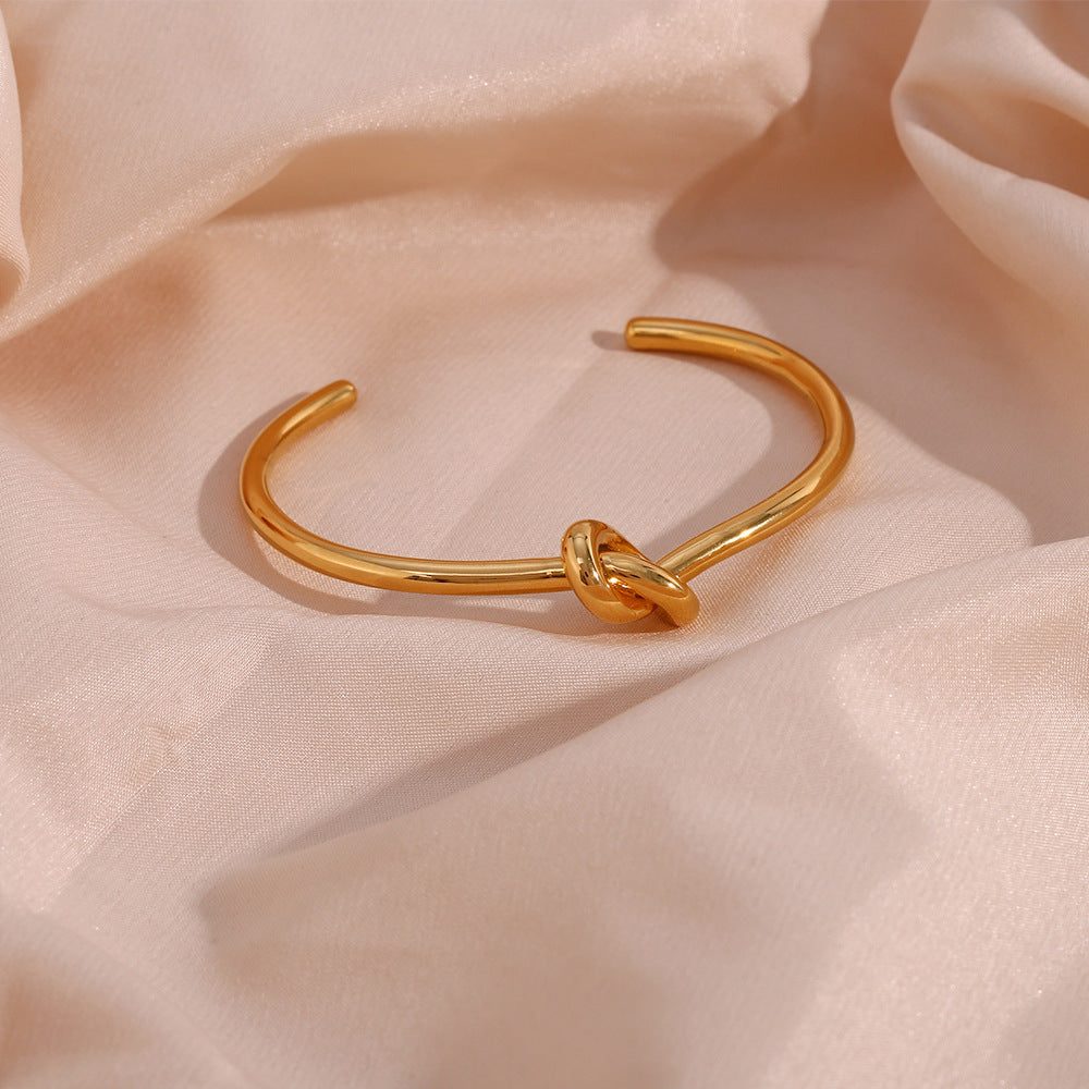 Louisa - Pulsera de nudos de oro