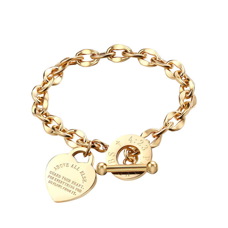 Alessia – Pulsera de mujer tendencia de acero titanio