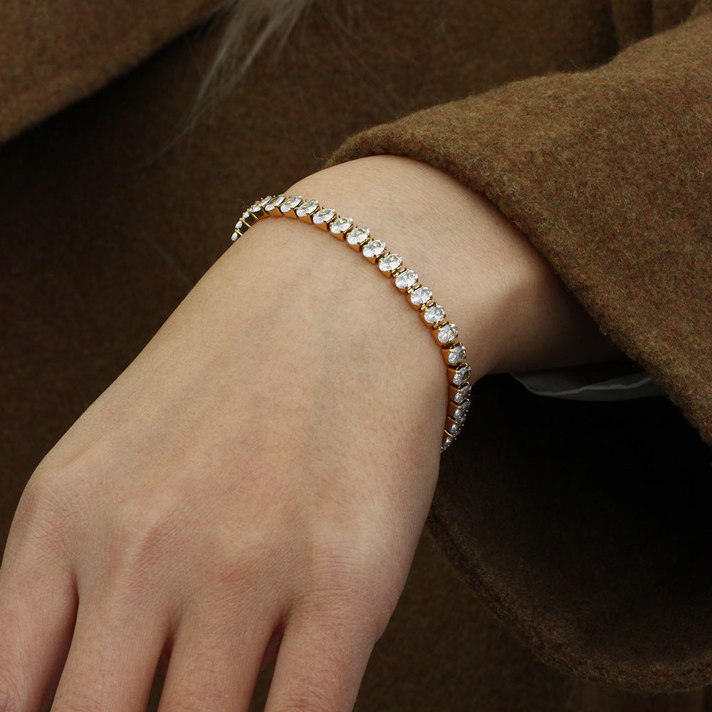 Georgina - Pulsera de tenis de diamantes