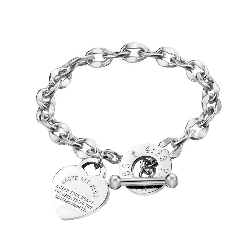 Alessia – Pulsera de mujer tendencia de acero titanio