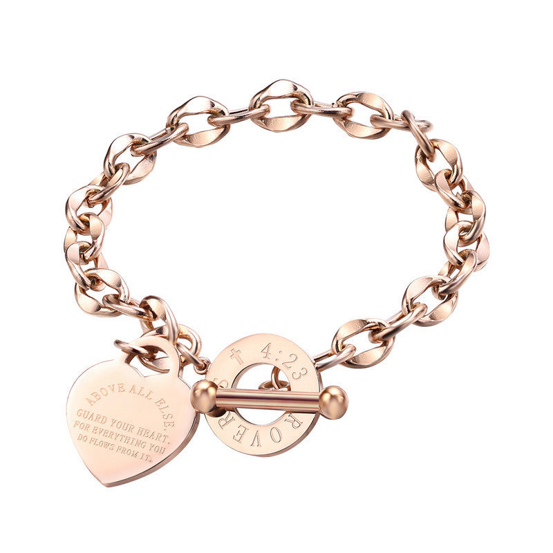Alessia – Pulsera de mujer tendencia de acero titanio