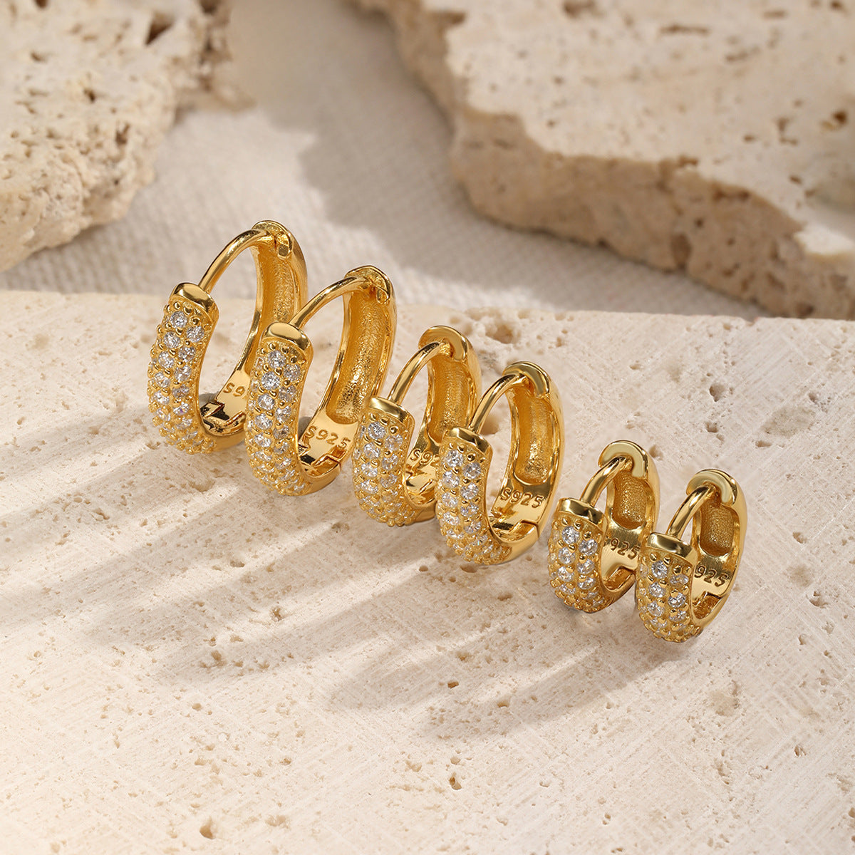 Keira – Aros gruesos de oro