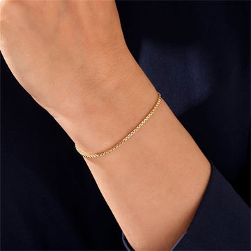 Victoria – Pulsera cadena de oro