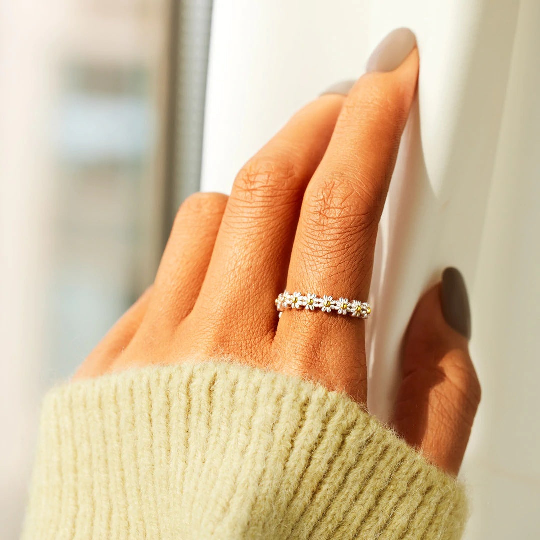 Flor – Anillo de flores lujoso