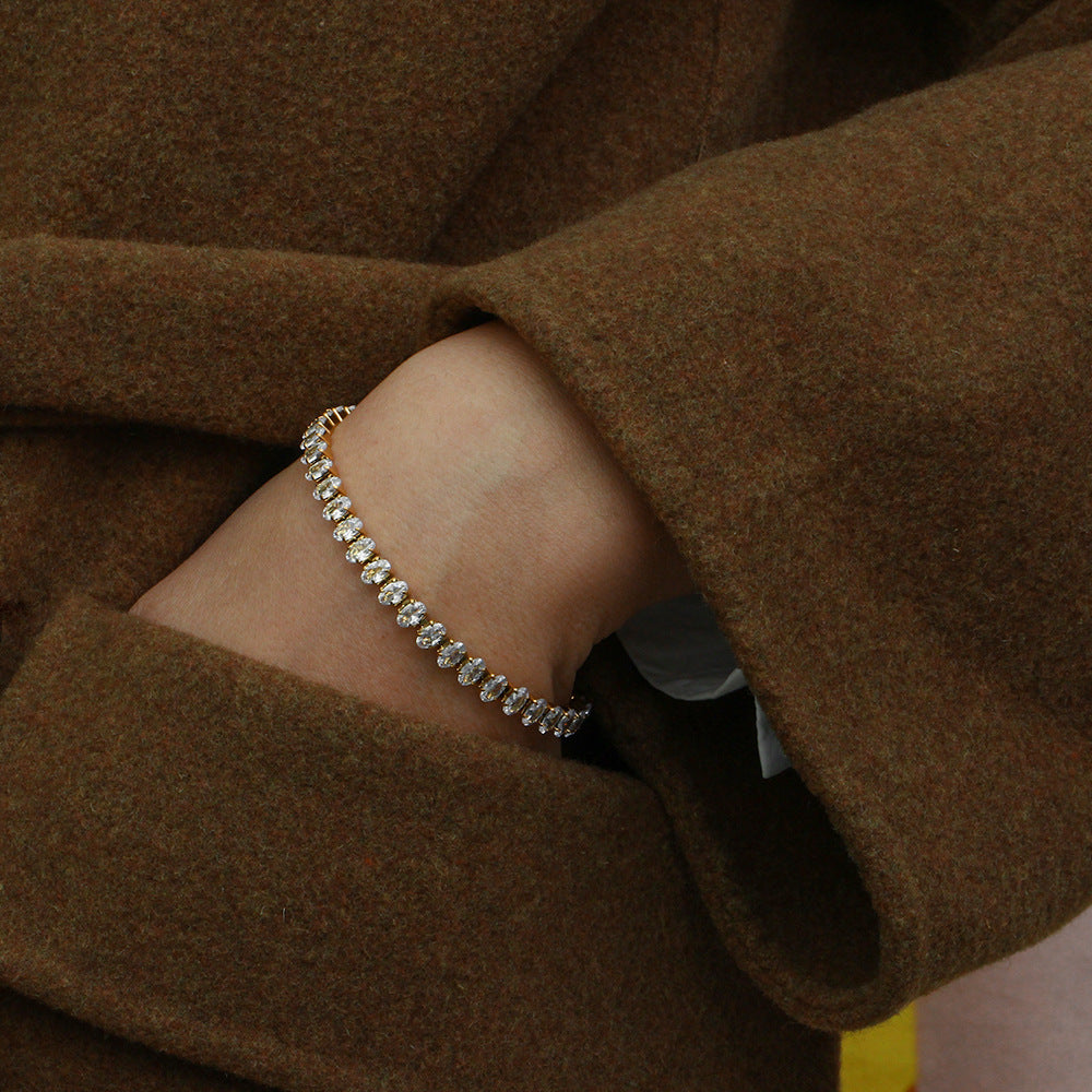 Georgina - Pulsera de tenis de diamantes
