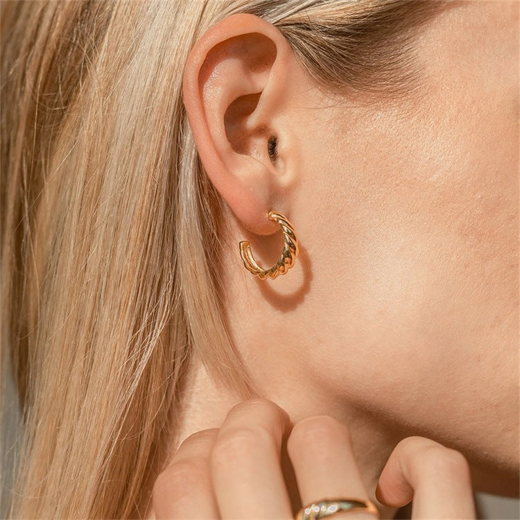 Pendientes de Arco Croissant