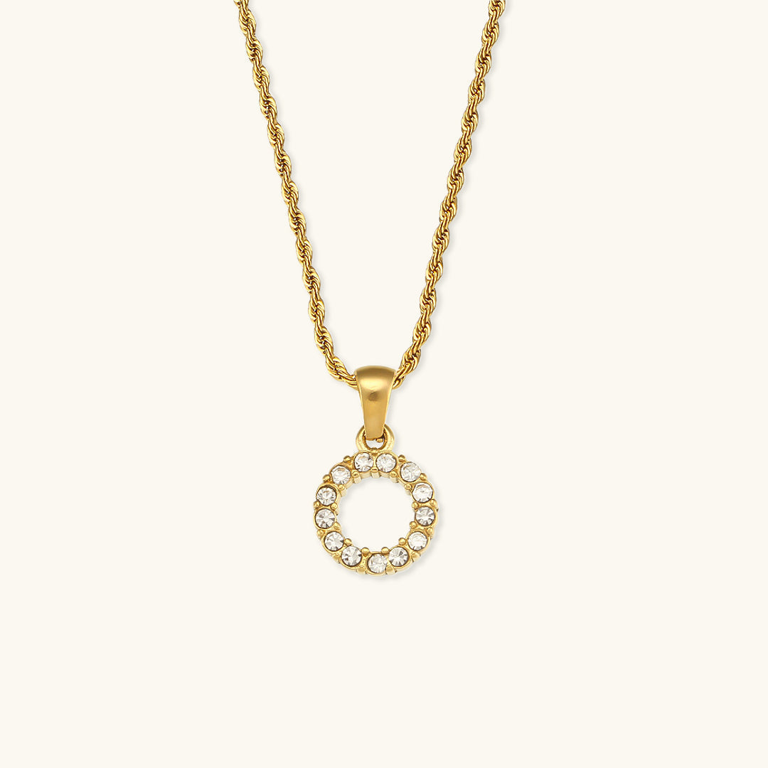 Maeve - Collar de diamantes con iniciales