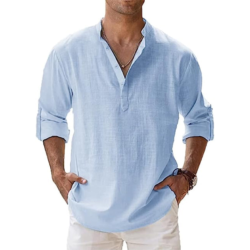 Adamus - Hombres Primavera & Verano Camisa