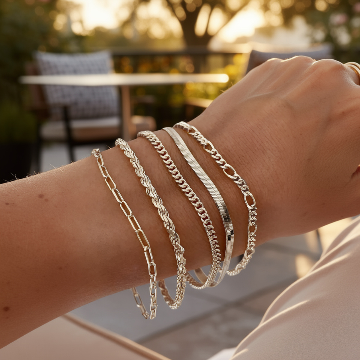 Elara – Set de pulseras de estilo minimalista para mujeres
