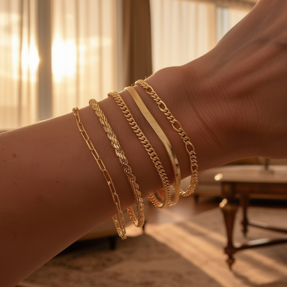 Elara – Set de pulseras de estilo minimalista para mujeres