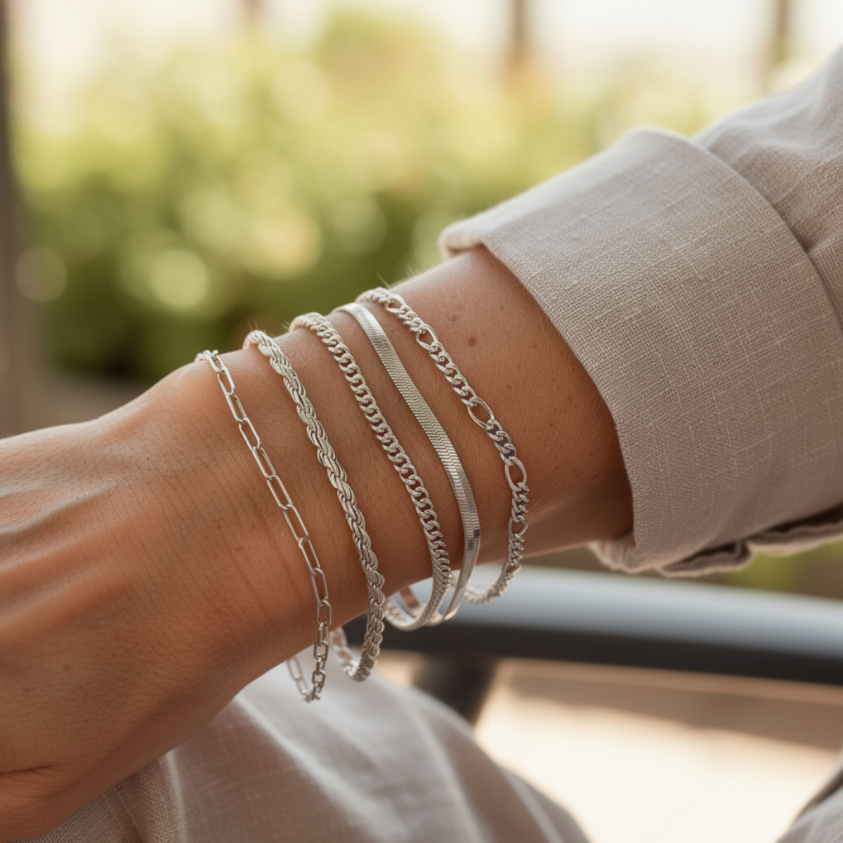 Elara – Set de pulseras de estilo minimalista para mujeres