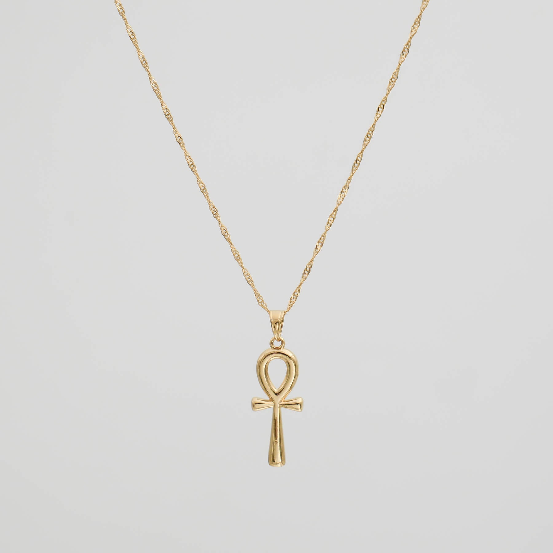 Stella – Colgante de cruz de metal