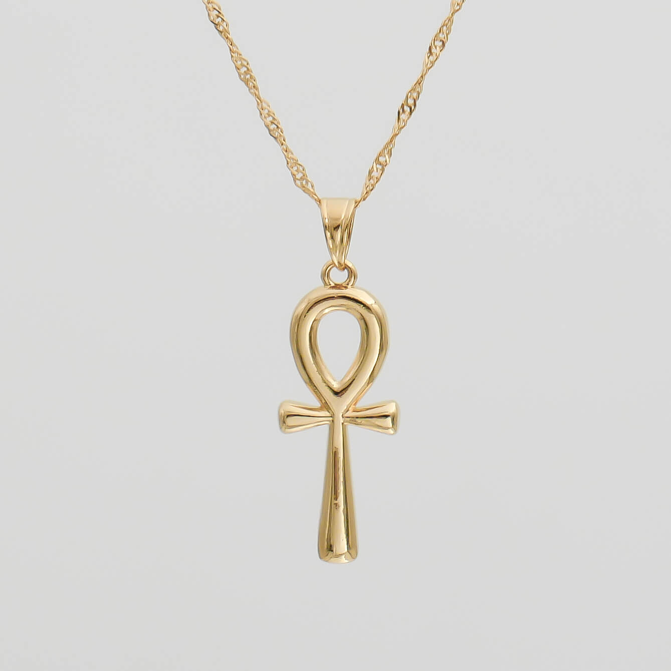 Stella – Colgante de cruz de metal
