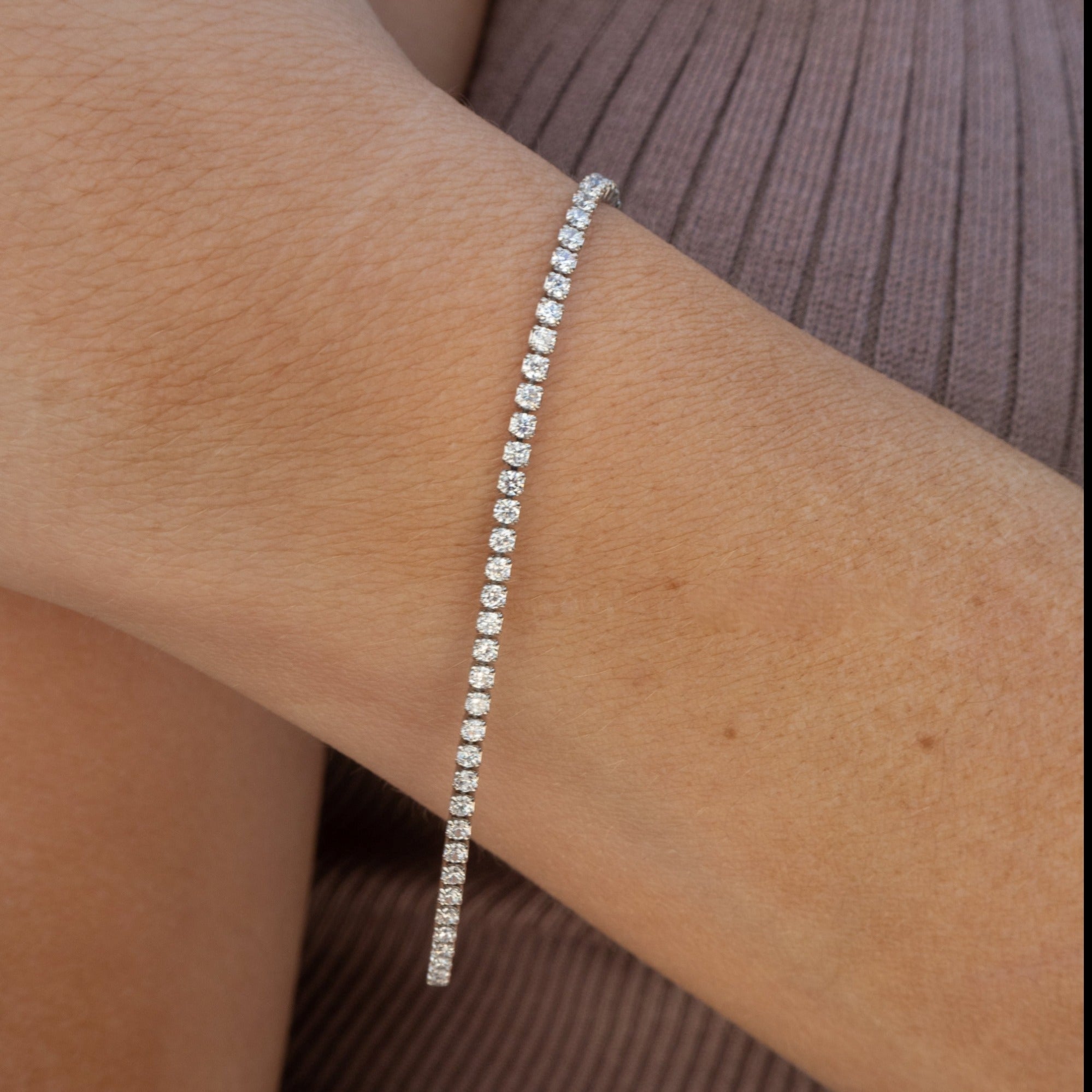 Pulsera de tenis mini cristal