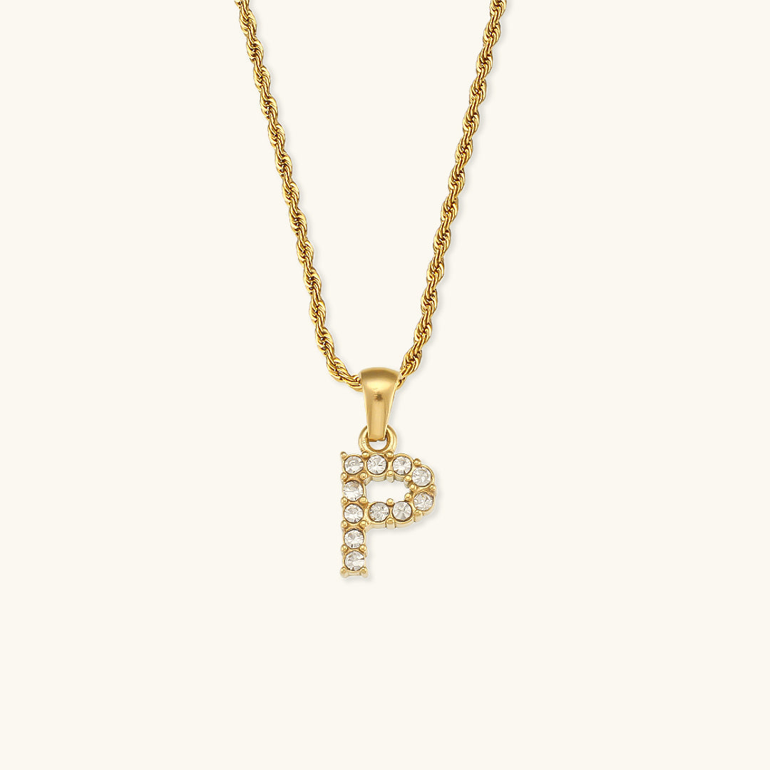 Maeve - Collar de diamantes con iniciales